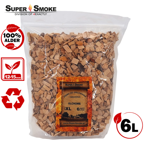 Wood chips for smoking & grilling in premium packaging.