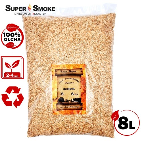 Wood chips for smoking & grilling in standart packaging.